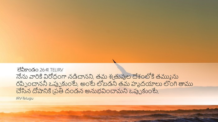 లేవీకాండం 26:41 TELIRV Bible Verse Image