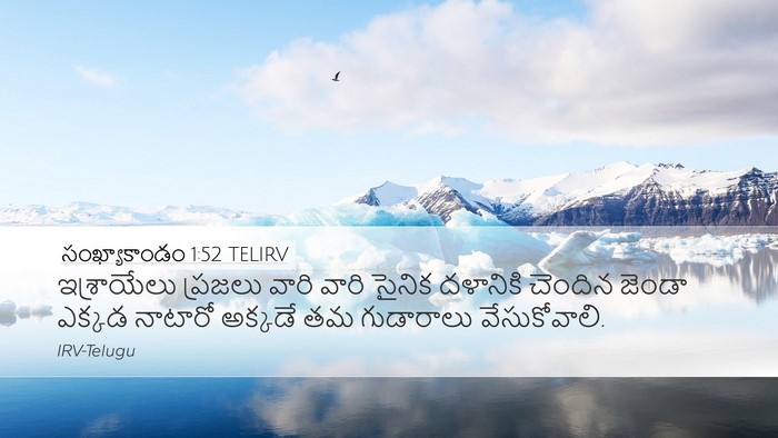 సంఖ్యాకాండం 1:52 TELIRV Bible Verse Image