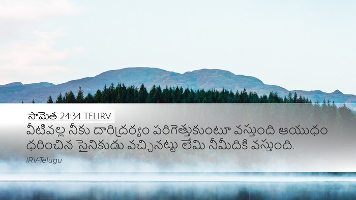 సామెత 24:34 TELIRV Bible Verse Image