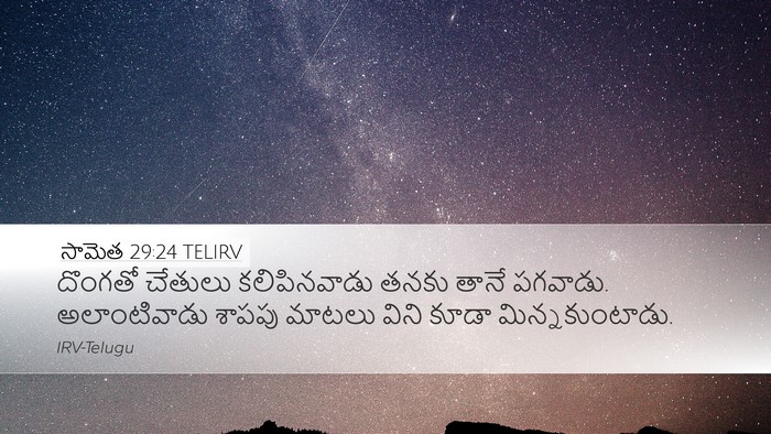 సామెత 29:24 TELIRV Bible Verse Image