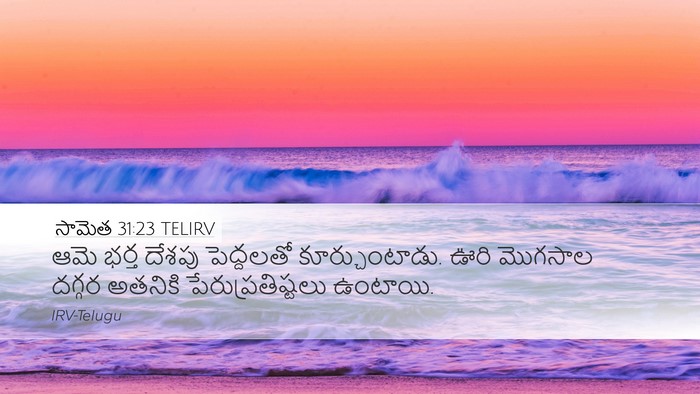 సామెత 31:23 TELIRV Bible Verse Image