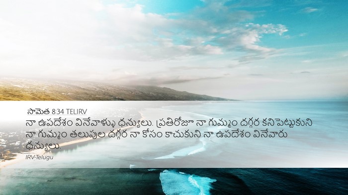 సామెత 8:34 TELIRV Bible Verse Image