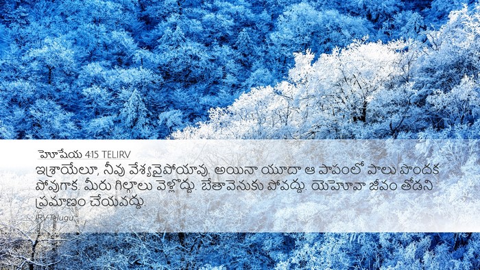హోషేయ 4:15 TELIRV Bible Verse Image