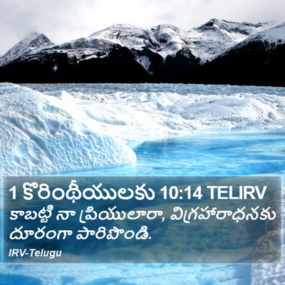 1 కొరింథీయులకు 10:14 TELIRV Bible Verse Image