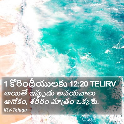 1 కొరింథీయులకు 12:20 TELIRV Bible Verse Image
