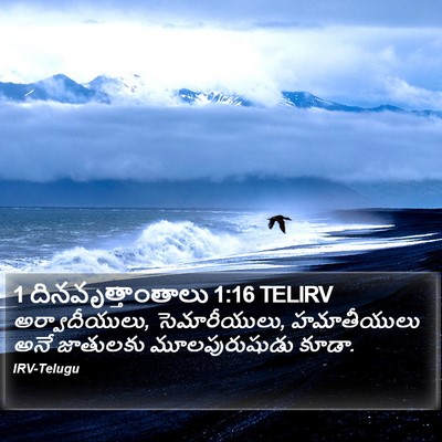 1 దినవృత్తాంతాలు 1:16 TELIRV Bible Verse Image