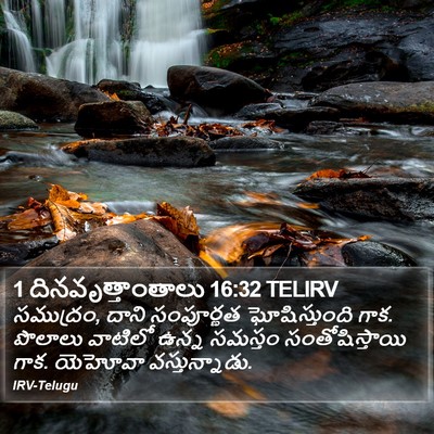 1 దినవృత్తాంతాలు 16:32 TELIRV Bible Verse Image