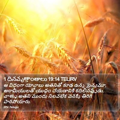 1 దినవృత్తాంతాలు 19:14 TELIRV Bible Verse Image