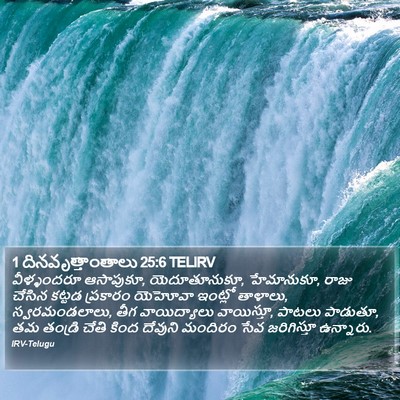 1 దినవృత్తాంతాలు 25:6 TELIRV Bible Verse Image