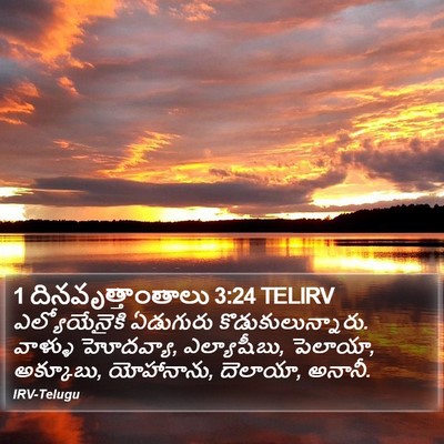 1 దినవృత్తాంతాలు 3:24 TELIRV Bible Verse Image
