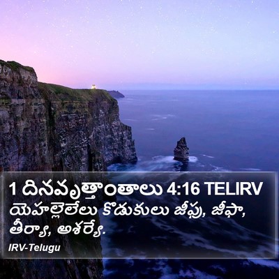 1 దినవృత్తాంతాలు 4:16 TELIRV Bible Verse Image