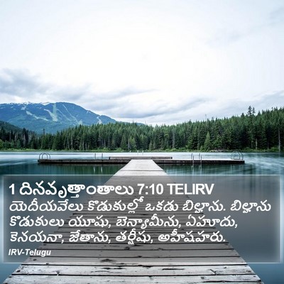1 దినవృత్తాంతాలు 7:10 TELIRV Bible Verse Image