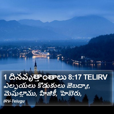1 దినవృత్తాంతాలు 8:17 TELIRV Bible Verse Image
