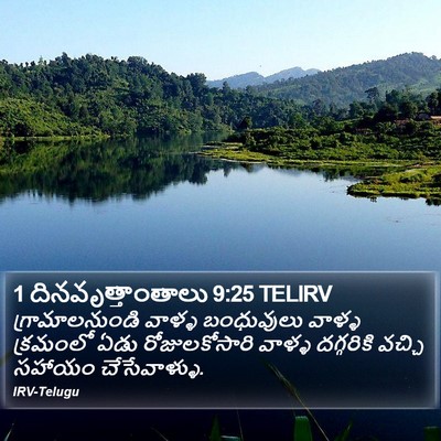 1 దినవృత్తాంతాలు 9:25 TELIRV Bible Verse Image