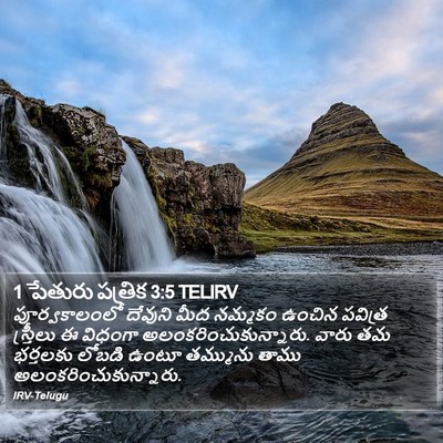 1 పేతురు పత్రిక 3:5 TELIRV Bible Verse Image