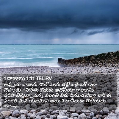 1 రాజులు 1:11 TELIRV Bible Verse Image