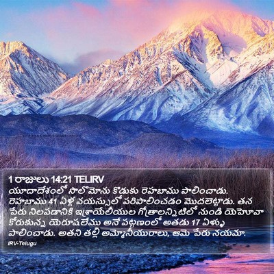 1 రాజులు 14:21 TELIRV Bible Verse Image