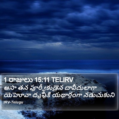1 రాజులు 15:11 TELIRV Bible Verse Image