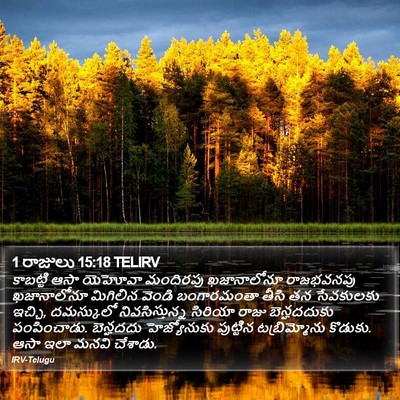 1 రాజులు 15:18 TELIRV Bible Verse Image