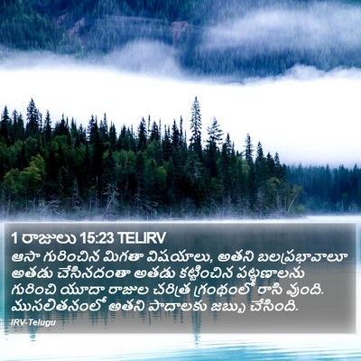1 రాజులు 15:23 TELIRV Bible Verse Image