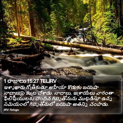 1 రాజులు 15:27 TELIRV Bible Verse Image