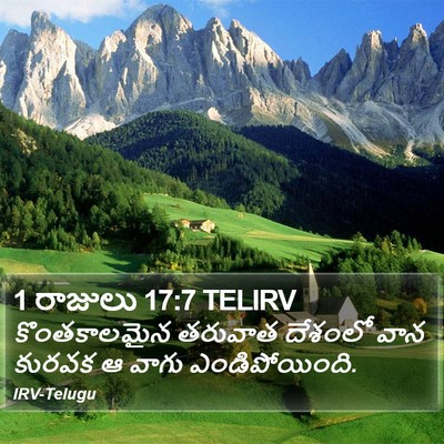 1 రాజులు 17:7 TELIRV Bible Verse Image