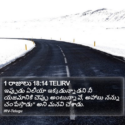 1 రాజులు 18:14 TELIRV Bible Verse Image