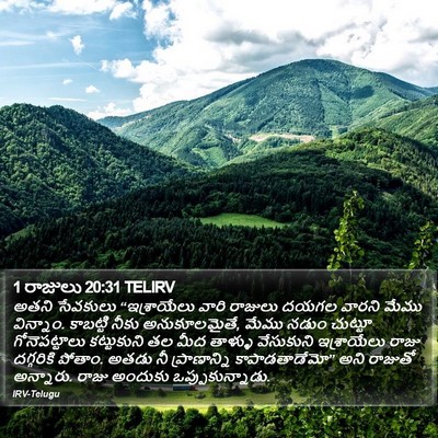 1 రాజులు 20:31 TELIRV Bible Verse Image