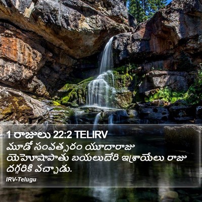 1 రాజులు 22:2 TELIRV Bible Verse Image