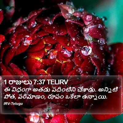 1 రాజులు 7:37 TELIRV Bible Verse Image