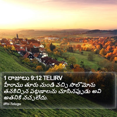 1 రాజులు 9:12 TELIRV Bible Verse Image