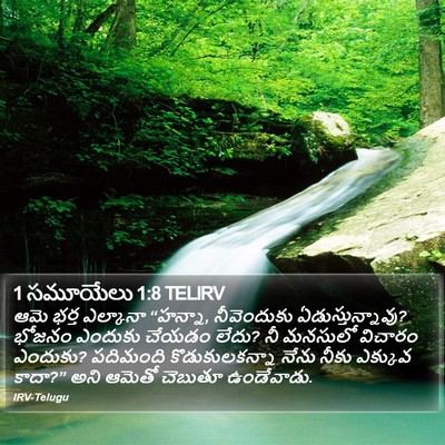 1 సమూయేలు 1:8 TELIRV Bible Verse Image