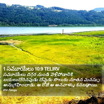 1 సమూయేలు 10:9 TELIRV Bible Verse Image