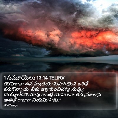 1 సమూయేలు 13:14 TELIRV Bible Verse Image