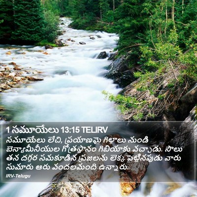 1 సమూయేలు 13:15 TELIRV Bible Verse Image