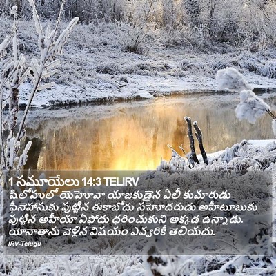 1 సమూయేలు 14:3 TELIRV Bible Verse Image