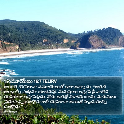 1 సమూయేలు 16:7 TELIRV Bible Verse Image
