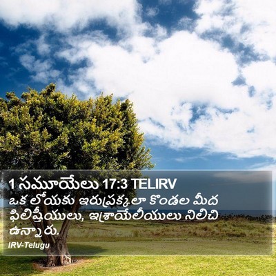 1 సమూయేలు 17:3 TELIRV Bible Verse Image