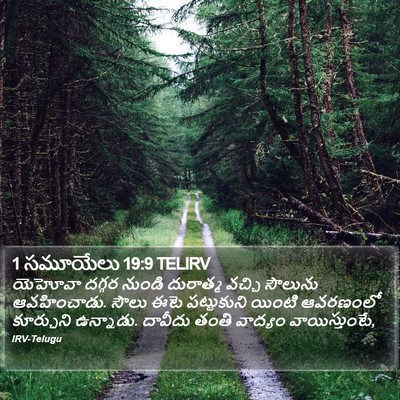 1 సమూయేలు 19:9 TELIRV Bible Verse Image