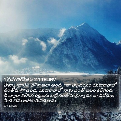 1 సమూయేలు 2:1 TELIRV Bible Verse Image