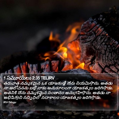 1 సమూయేలు 2:35 TELIRV Bible Verse Image