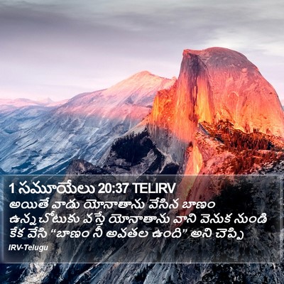 1 సమూయేలు 20:37 TELIRV Bible Verse Image