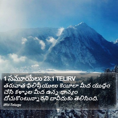 1 సమూయేలు 23:1 TELIRV Bible Verse Image