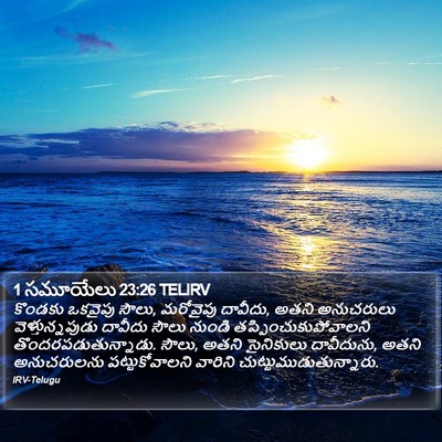 1 సమూయేలు 23:26 TELIRV Bible Verse Image