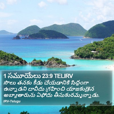 1 సమూయేలు 23:9 TELIRV Bible Verse Image