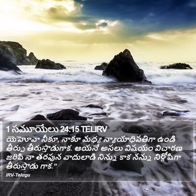 1 సమూయేలు 24:15 TELIRV Bible Verse Image