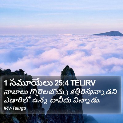 1 సమూయేలు 25:4 TELIRV Bible Verse Image