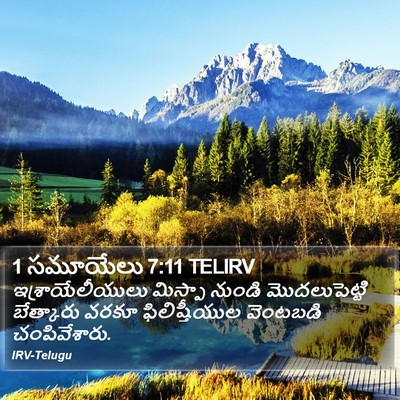 1 సమూయేలు 7:11 TELIRV Bible Verse Image