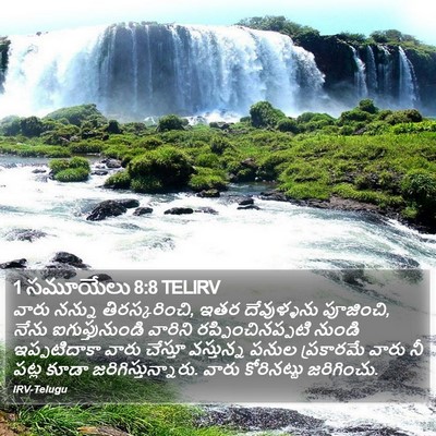 1 సమూయేలు 8:8 TELIRV Bible Verse Image