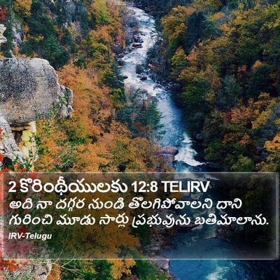 2 కొరింథీయులకు 12:8 TELIRV Bible Verse Image